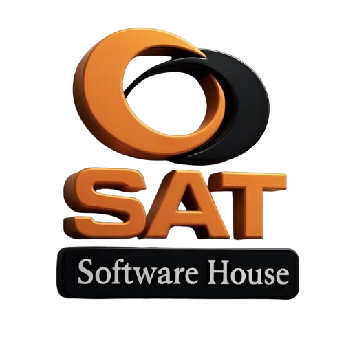 SAT Software House & Institute Logo